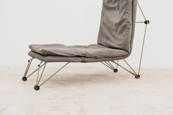 Image 1 of Loungestoel Fauteuil Geometrisch ontwerp Postmodern Modern jaren 80