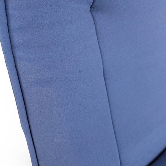 Image 1 of Cassina Veranda Sofa Design Couch Vico Magistretti Fabric Blue