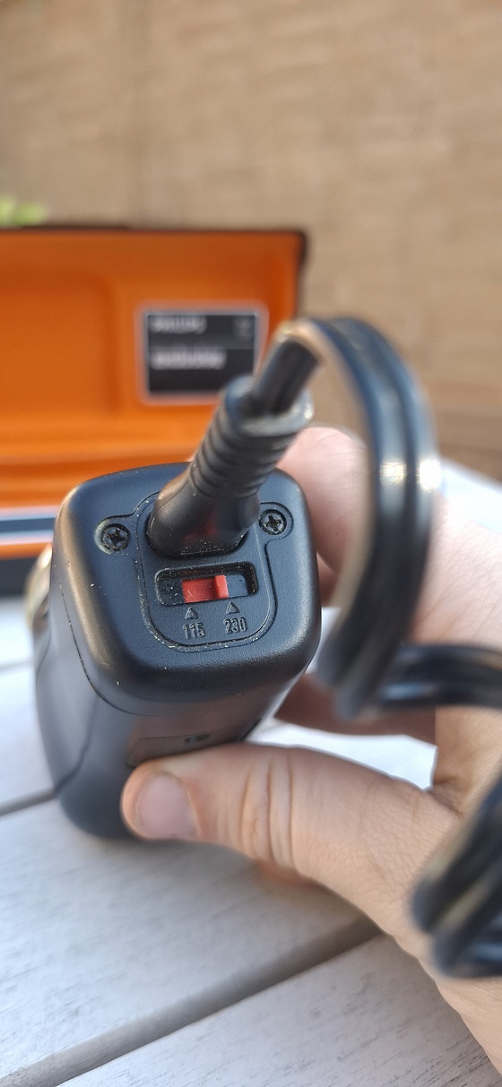 Image 1 of Philips Exclusive Philishave - Compleet Vintage Scheerapparaat in Originele Doos - Collectorsitem