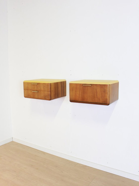 Image 1 of 2× bedside tables – A. Patijn Zijlstra Joure vintage