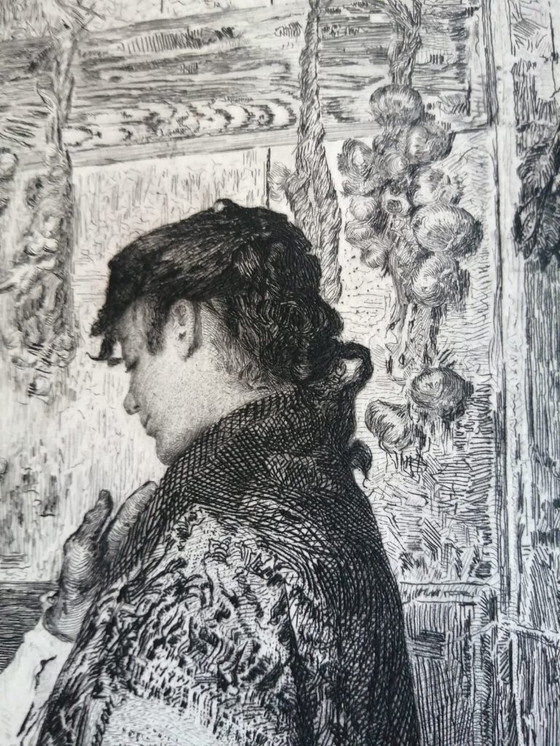 Image 1 of Erbajuolo Veneziano Incisione di C. Turletti 1879