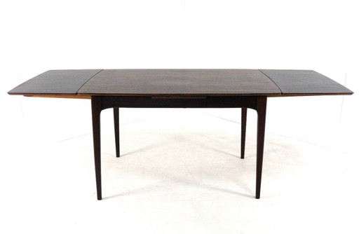 Rosewood rectangular extendable dining table 'Goes' vintage