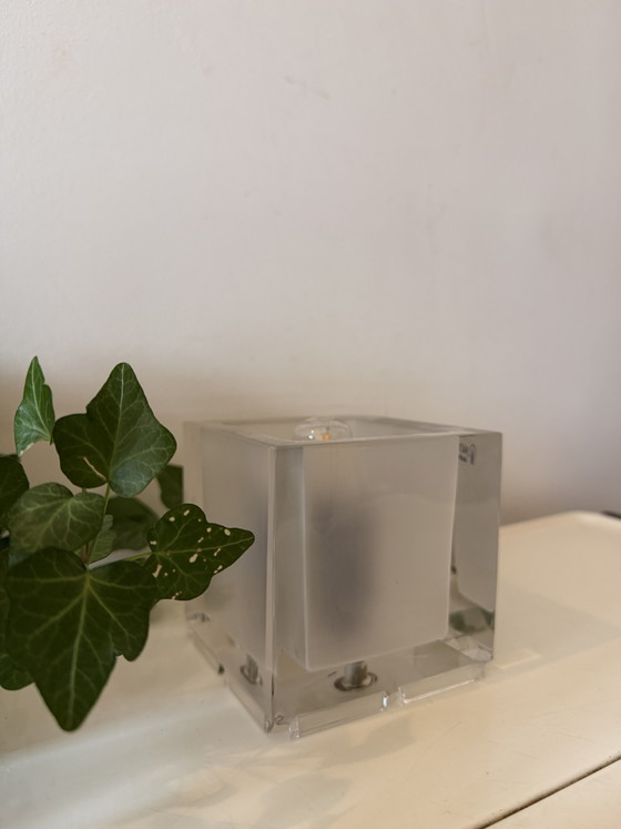 Nachtmann Ice Cube Lámpara de mesa Años 70 – Lámparas de mesa, Glass (photo 2 of 6)