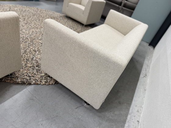 Image 1 of Gelderland 4800 Sitzgruppe 2,5, 2 Sitze & Sessel Zero Stoff