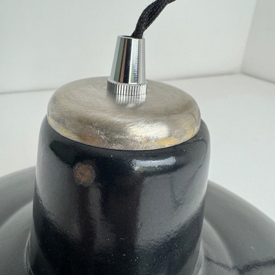 Image 1 of COPPIA DI LAMPADE DA OFFICINA INDUSTRIALI SMALTATE