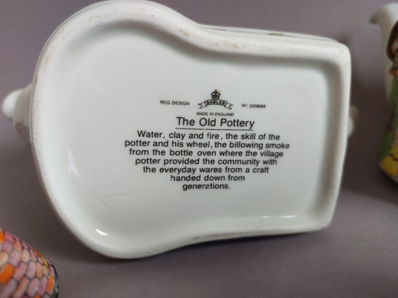 Image 1 of Ensemble de théières en céramique vintage - Royaume-Uni 1960-1970