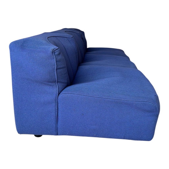 Image 1 of Vintage modulaire bank van Tito Agnoli – Mobilier International (jaren 70) – moet gerestaureerd worden.