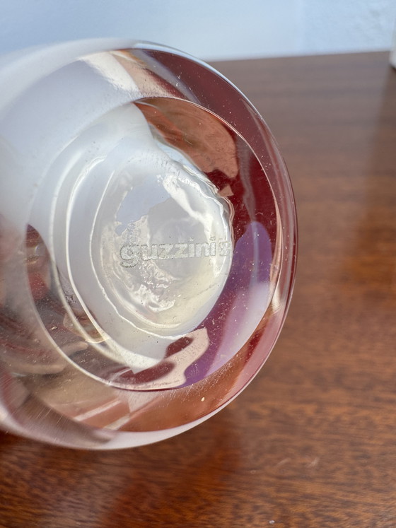 Image 1 of Kleine Guzzini vaas van geblazen glas