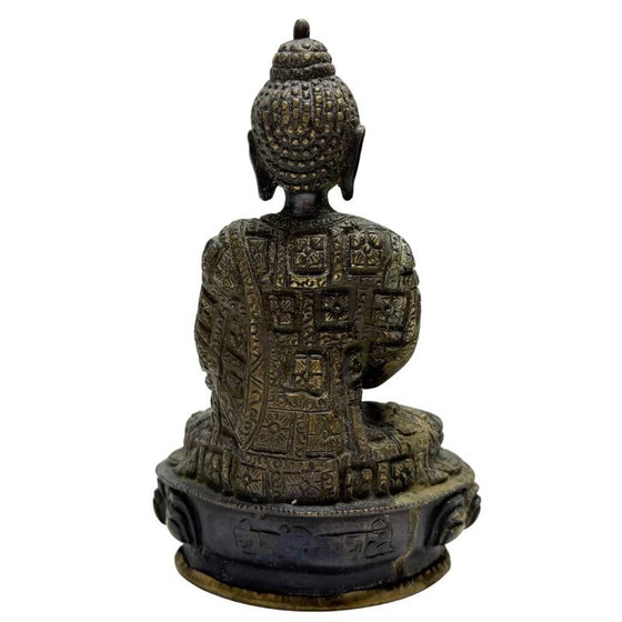 Nepali Fire-Gilded Bronze Buddha Pair – Early 20th Century – Lot 457 – Sculpture (photo 9 of 19)