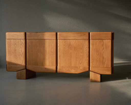 HONEY BLOCKS - credenza brutalista giapponese di metà secolo
