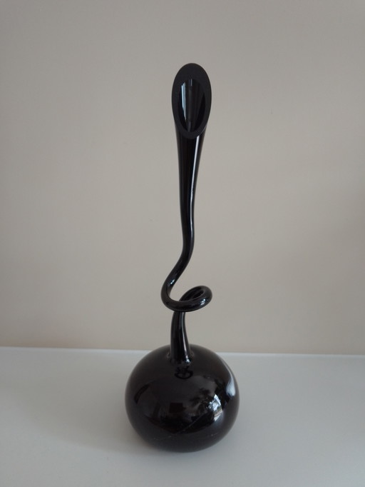 Skulptur aus mundgeblasenem Glas