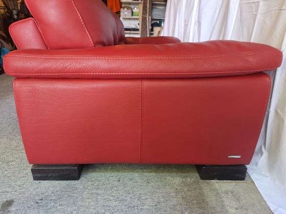 Sofá de 2 plazas de cuero – Roche Bobois, Sofás de 2 plazas, Leather, Wood (photo 6 of 8)