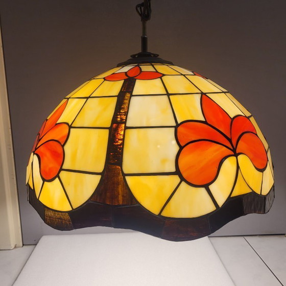 Image 1 of Grande lampadario Tiffany Art Déco