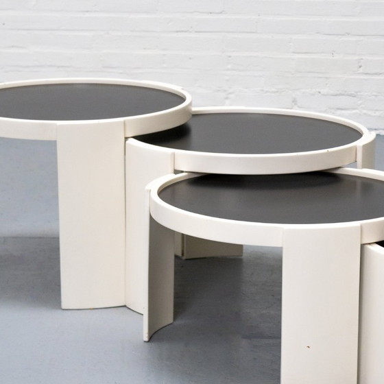 Image 1 of Cassina 780/783 Nesting Tables Gianfranco Frattini '70s