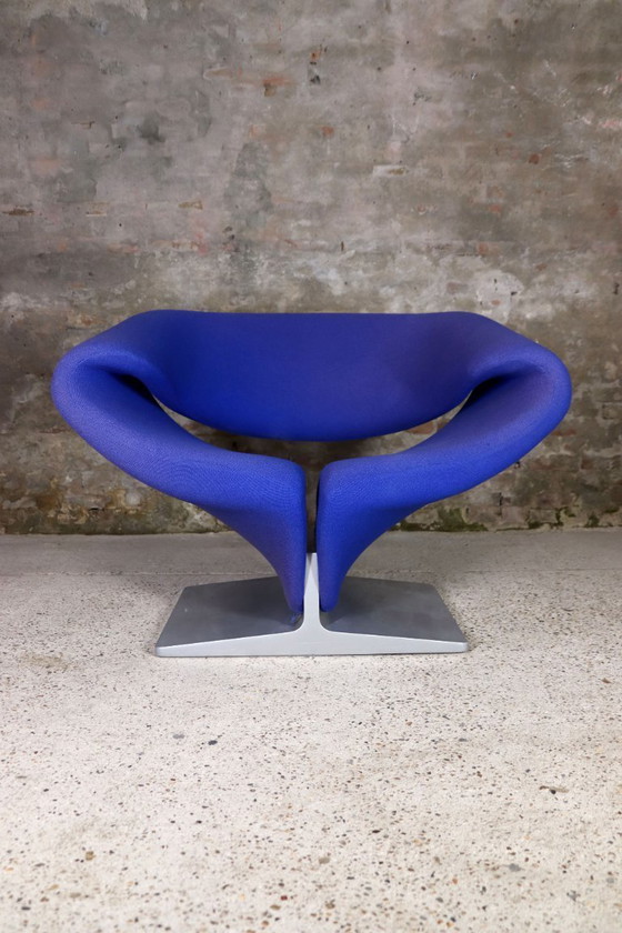 Image 1 of Artifort - F582 - Ribbon Chair + Ottoman - Pierre Paulin - 1990s