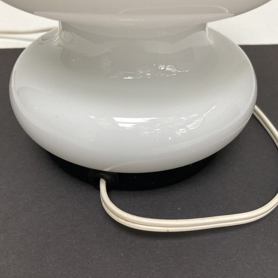 Image 1 of Table lamp white opaline glass vintage 70'S italian work