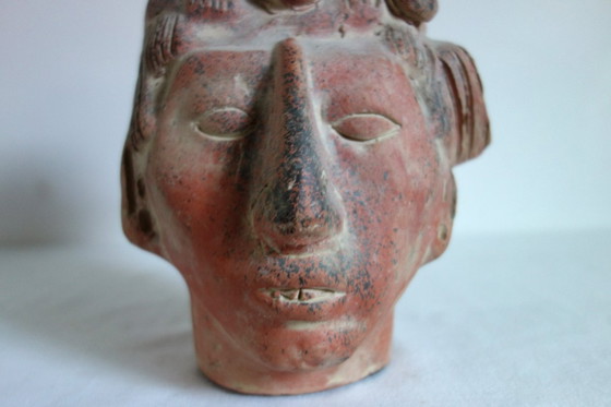 Image 1 of Ancient Mayan head sculpture of King Pakal