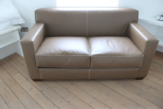 Image 1 of Authentic Hermes 2 seater leather sofa 