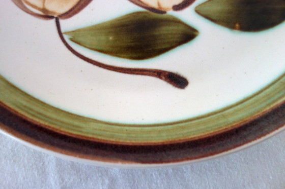 Image 1 of 6 Gien Mombasa pattern dinner plates from the 1970s