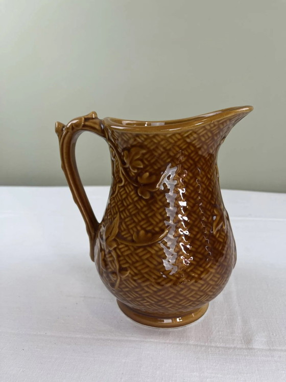 Jarra antigua de Sarreguemines – Vasos y jarras, Porcelain, Art Nouveau (photo 4 of 8)