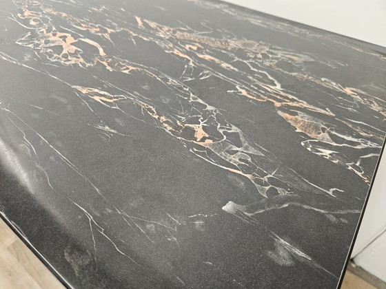 Image 1 of Formica keukenbuffet met marmereffect uit 1970