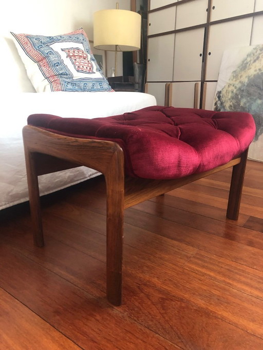 1 Bröderna Anderssons -Ottoman in Palisander, 60'S