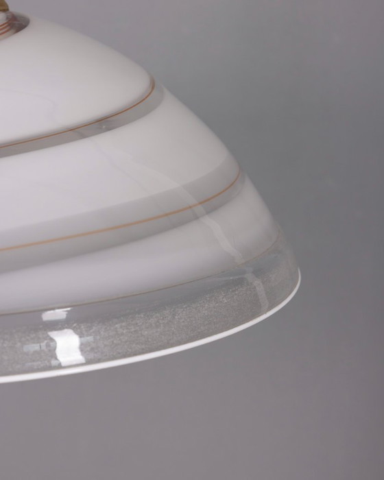 Image 1 of Vintage kroonluchter uit de jaren 70 van Murano-glas, Italiaans design.
