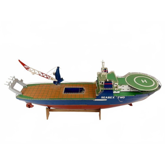 Image 1 of Wunderschönes maßstabsgetreues Modell des Seabex One/Two – Offshore-Tauchunterstützungsschiffs