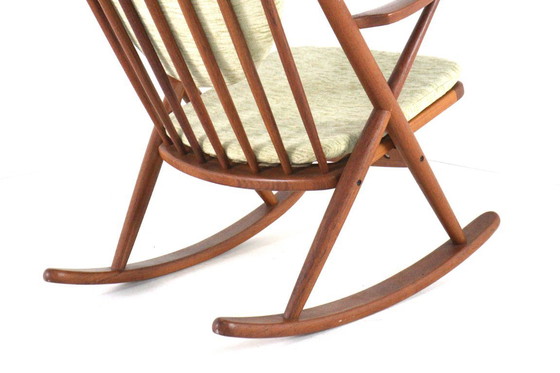 Image 1 of Frank Reenskaug per Bramin sedia a dondolo modello 182 vintage