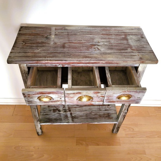Image 1 of Antique Patinated Console