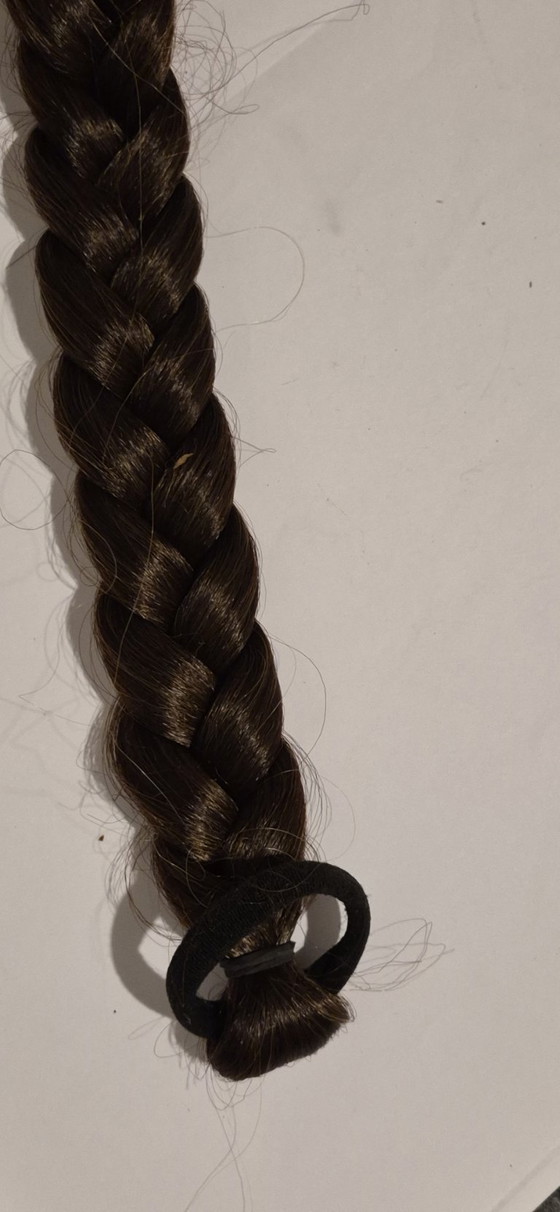 100% Natural VIRGIN Hair - 40 cm / 52g (Dark Brown) – Decorative Objects, Other (photo 2 of 7)