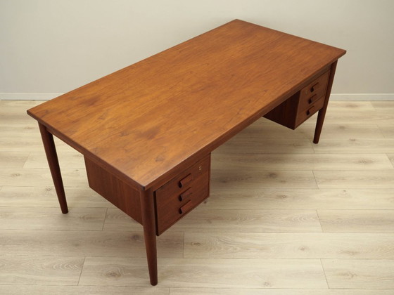 Image 1 of Schreibtisch aus Teakholz, dänisches Design, 1960er Jahre, Designer: Børge Mogensen