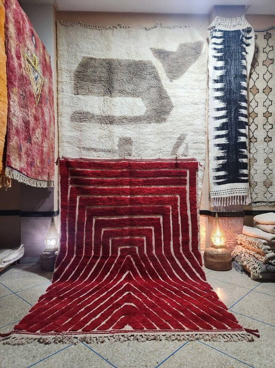 Gebroken wit Marokkaans vloerkleed met geometrische patronen, 200cm x 300cm – Vloerkleden en tapijten, Wool (photo 7 of 7)
