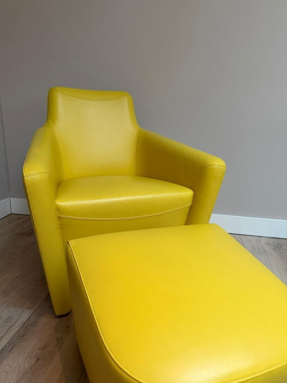 Image 1 of Sillón Leolux Fiji con reposapiés – excelente estado