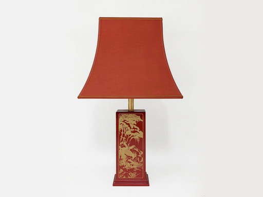 Chinoiserie table lamp