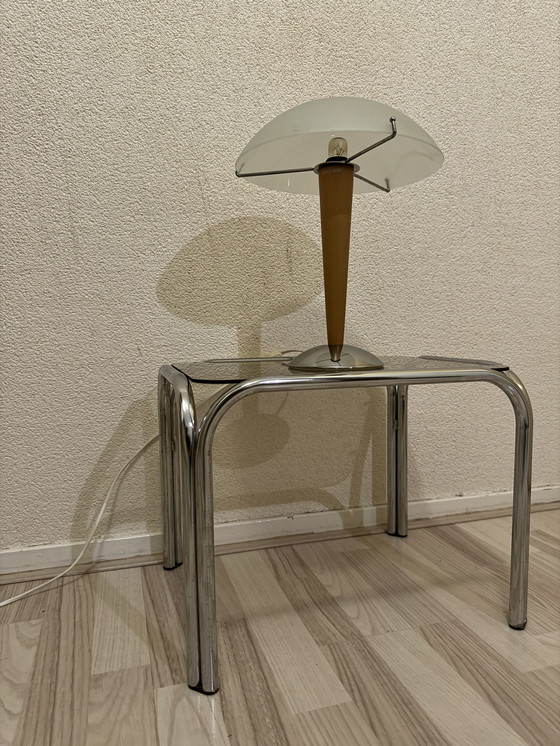 Image 1 of Vintage IKEA Kvintol Paddestoel Lamp, tafellamp uit de jaren 80, Pop-Art, Space Age