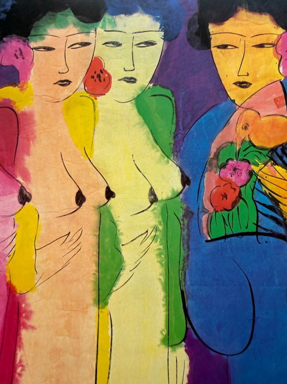 Image 1 of Walasse Ting (1929–2010), Joseph Pour La Maison, London Exhibition Poster, 1986, Copyright Walasse Ting, New York/Yves Riviere
