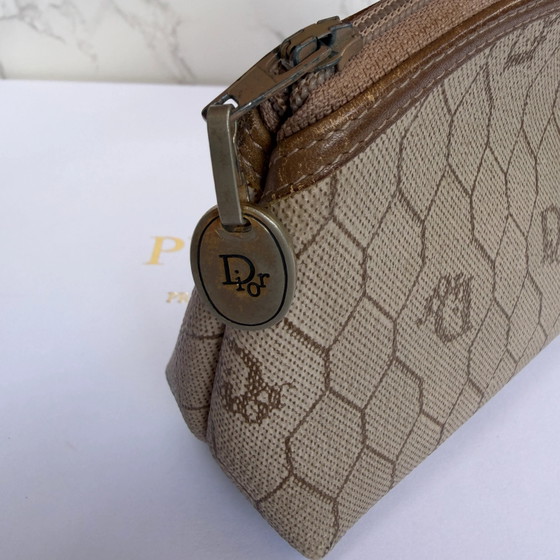 Christian Dior Honeycomb coated canvas cosmetic pouch – Wallets & small leather goods, Leather, Vintage (photo 11 of 13)