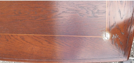 Image 1 of Kersenhout jugendstil Schuitema eetkamertafel 