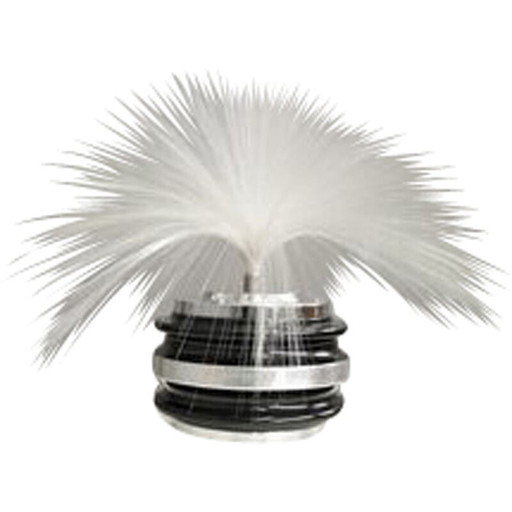 Vintage Siber Schwenklampe, 1970er Jahre