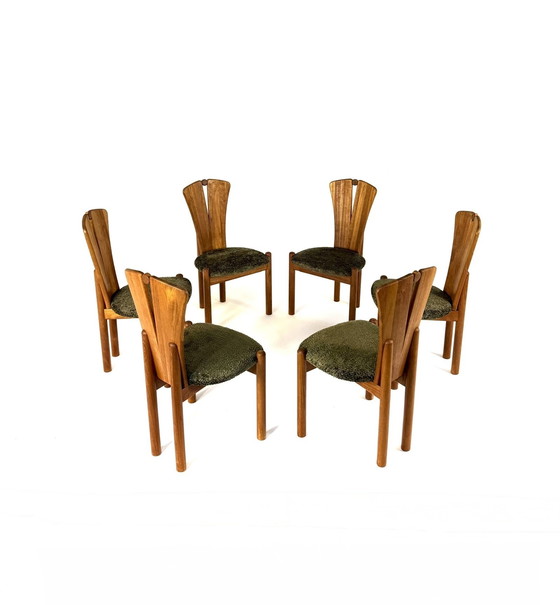 Image 1 of Satz von 6 restaurierten Esszimmerstühlen, Ansanger Møbler '70
