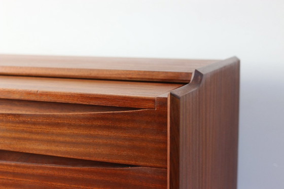 Skandinavische Teakholz-Kommode/Schminktisch Arne Vodder, Dänemark 1960, Roche Bobois, Schminktische, Braun (Foto 10 von 14)