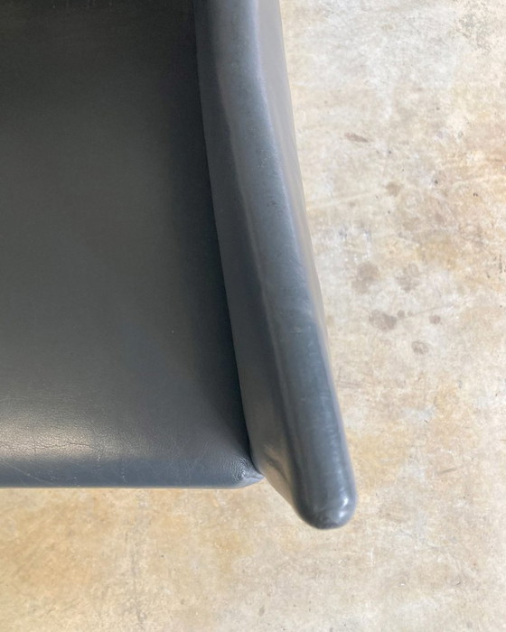 Image 1 of 2x Bert Plantagie Arc eetkamerstoel leer