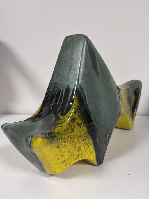 Monumentale skulpturale 'Ruscha Stier' – Moderne Unikat-Edition (1/50) – 47 cm
