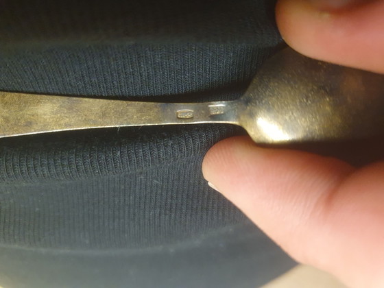 Set of 6 Soviet Silver Cloisonné Enamel Spoons – Tallinn 1968 – Tallinna Juveelivabrik, Cutlery Sets (photo 5 of 13)