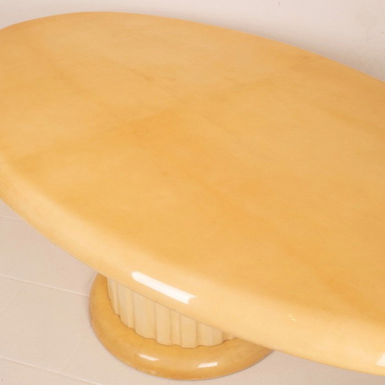 Image 1 of Raro Tavolo in pergamena di Aldo Tura per Tura Milano 1960