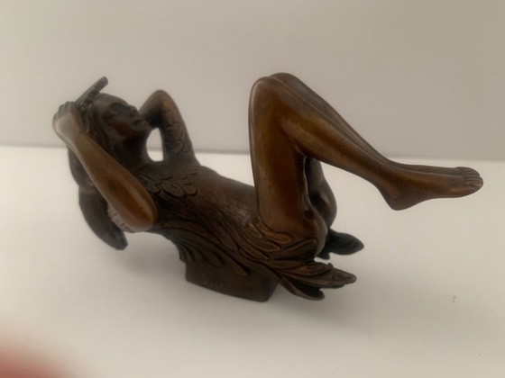 Image 1 of Escultura de Ernst Fuchs, Arte en bronce, Reina de la noche, Papageno, Arte de Papagena, Las bellas artes, La flauta mágica