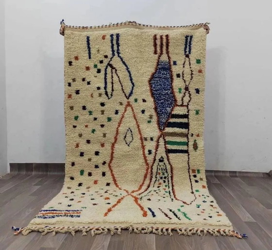 Alfombra marroquí de pura lana 2,5 x 1,5 m – Wool (photo 2 of 11)
