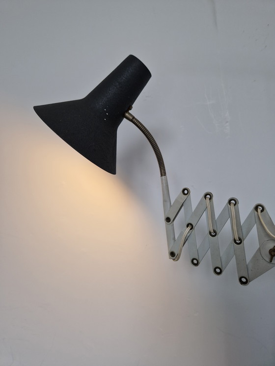 Image 1 of Lampada da parete estensibile vintage, lampada da lettura, lampada da tavolo