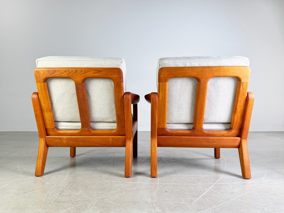 Image 1 of Set di 2 poltrone Mid-Century Juul Kristensen Teak Vintage Danish